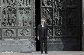 Andrea bocelli's uplifting solo concert from italy's deserted duomo di milano captivated captive audiences around the world on easter sunday, and now pbs is giving the performance its u.s. Andrea Bocelli S Lone Easter Sunday Concert Scores Youtube Record Cgtn