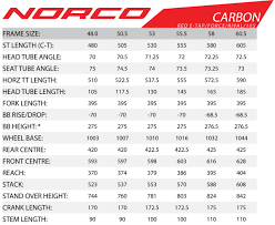 Norco Bike Sizing Chart 53cm Bike Size Chart 60cm Road Bike