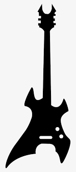 Vector silhouettes of acoustic guitar and electric guitars black color isolated on white. Danacorynne Electric Guitar Silhouette Bc Rich Warbeast Transparent Png 701x1767 Free Download On Nicepng
