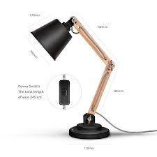 I am using a lifx color mini and a philips hue color. Tomons Swing Arm Desk Lamp Natural Wood Table Lamp Reading Lights Work Lamp Study Lamp With Retro Design For Living Room Be Desk Lamp Table Lamp Wood Lamp