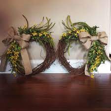 Pin By Kelly Champion On Verdant Market Double Door Wreaths Double Front Door Wreaths Wreaths