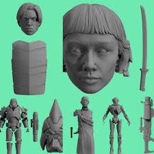 Finally got a opportunity to paint up Leon's head! Still having had a  chance to paint up his base body and accessories!! All by @sun_weskong with  exclusive jacket and cuffs! #residentevil #residentevil4 #