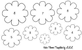 Make flowers by printing a pattern and following the instructions to put them together. Cut Out Printable Free Rose Paper Flower Template Novocom Top