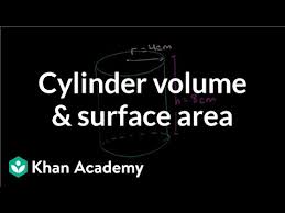 Also review to formula to find the surface area of a cylinder.ta. Cylinder Volume Surface Area Video Khan Academy