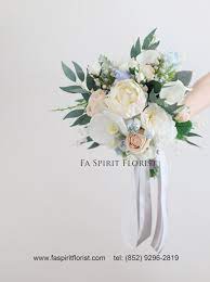 蝴蝶蘭花球 新娘手棒花 wedding bouquet orchid bouquet pure white and blue orchid bouquet artificial flowers silk bouquet
