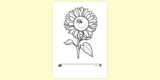 Download printable bee coloring pages to print for free. Free Sunflower With Bee Colouring Sheet Colouring Sheets
