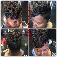 African american braids for spiral curled hair. Pin Curls Medium Length Hair Styles Beautiful Hair Short Hair Color