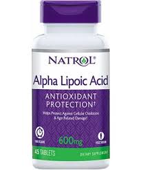 The chemistry and function of lipoic acid. Gosupps Com Natrol Alpha Lipoic Acid Time Release 600 Mg 45 Tablets