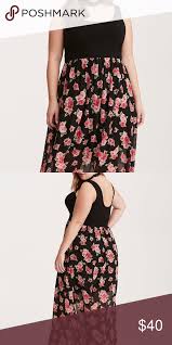 Torrid Floral Chiffon Skirt Maxi Dress Size 1x Floral Chiffon Skirt Chiffon Maxi Skirt Maxi Dress