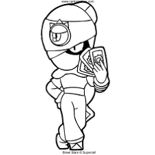 We're compiling a large gallery with as high of quality of keep in mind that you have to have the brawler unlocked to purchase any of these. Brawl Stars Coloring Page