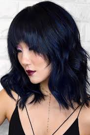 Short black blue wigs,discounted quality short black blue wigs at wigsbuy.com for sale. Impressive Effects Of Blue Black Hair 30 Ideas To Try Out In 2020