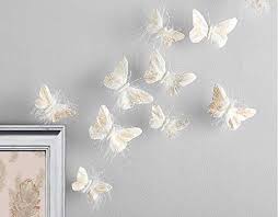 With our 40 bedroom wall decor ideas, you'll have plenty of inspiration to bring character and energy to your room. Inspired By Jewel Butterfly Wall Decorations Premium Quality Real Feather 3d Wall Decals Girls Bedroom Stunning Gold Glitter Decor Stickers All Rooms Nursery Sets 10 Adhesive Pieces Buy Online