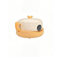 Temperature-sensing Display Bowl for Infants to Learn Eating Pure Titanium Children's Water-filling Insulated Bowl for Home Use
