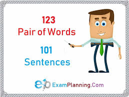 All words highlighted green exist in both sowpods this tool gives you all words which include your letters in order, but anywhere position of the word. 123 Pair Of Words List 101 Sentences Examplanning