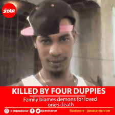 Him say him dream see four police a run him dung. And him run in a one  house and slam the door and tell one of the police bout him mada. And