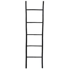 This old wooden ladder decorating idea is the ideal option to consider for uplifting the patio or home garden's overall look. Black Decorative Wood Ladder Hobby Lobby 1885573