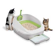 20 3 L X 15 2 W X 11 8 H Uses Anti Tracking And Dust Free Pellets And Disposable Cat Pads To Absorb Urine Best Cat Litter Litter Box Tidy Cat Litter