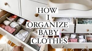 Here is another easy method to get that baby's closet organized. How I Organize Baby Clothes Changing Table 2020 Ikea Hemnes Dresser Youtube