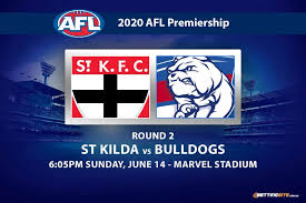 (photo by michael willson/afl photos via getty images)source: St Kilda Vs Western Bulldogs Betting Tips Afl 2020 Round 2