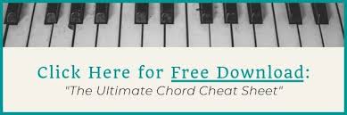 diminished piano chords chart explanation