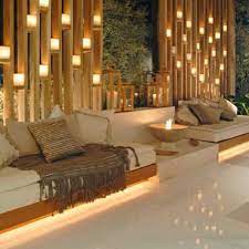 30 Ideas Creativas Para Iluminar Tu Exterior De Forma Original Disegno Della Terrazza Terrazza Arredamento Decorazioni Esterne