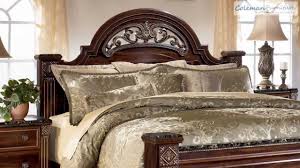 Millennium ledelle traditional king poster bed with tall headboard ledelle bedroom set ledelle bedroom suite. Gabriela Bedroom Collection From Signature Design By Ashley Youtube