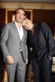 Frienship George Clooney Jean Dujardin Et Les Monuments Men Creent L Emeute A Paris Jean Dujardin George Clooney Et Cinema