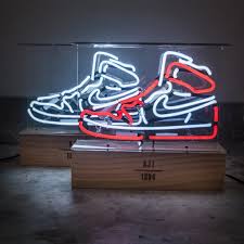 Pre Order Air Jordan 1 Neon Light Chicago Limited Edition Neon Lighting Neon Sneakers Neon