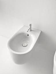 As soon as she saw me she gasped and ran back into the bathroom to get her towel, and then came back out and started apologising to me. Wall Hung Bidet 55