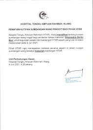 Tengku ampuan rahimah (tar) hastanesi klang'da (malayca: Hospital Tengku Ampuan Rahimah Posts Facebook