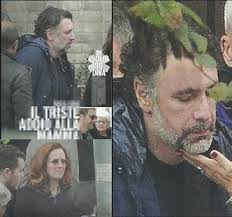 Raoul Bova, il dolore al funerale della mamma: c'è Chiara Giordano (foto)