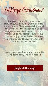 If you paid attention in history class, you might have a shot at a few of these answers. Christmas Quiz Power App Lisa Crosbie