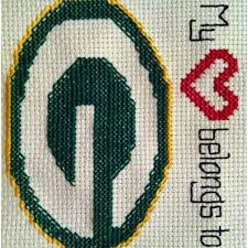 This bands in the free read my tea leaves cross stitch pattern were inspired by the tea leaf quilt block pattern. Green Bay Packers Cross Stitch Cross Stitch Cross Stitching Needlecraft