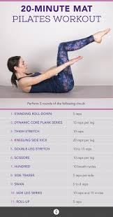 pilates workouts the 20 minute pilates exercise for any