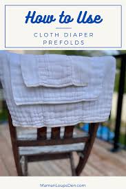 How to Use Prefold Cloth Diapers