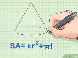 Karena alas permukaan kerucut adalah lingkaran dam selimutnya adalah segitiga maka rumus untuk menghitung luas alas permukaan kerucut adalah luas alas + luas selimut. 7 Cara Untuk Menghitung Luas Permukaan Wikihow