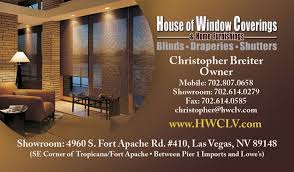 Created For House Of Window Coverings Business Card Design Window Coverings Interior Design Kitchen