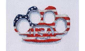 Maybe you would like to learn more about one of these? Cross Stitch Pattern Brass Knucks Cross Stitch Art Collectibles Efp Osteology Org
