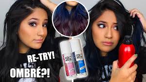 Temporary spray hair color dye review beyond the zone btz color bombz. Does Loreal Colorista Spray Work On Dark Hair Youtube