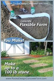 Rocka Design Custom Stone Maker Diy Custom Stepping Stone Maker Garden Stepping Stones Stepping Stones Garden Stones