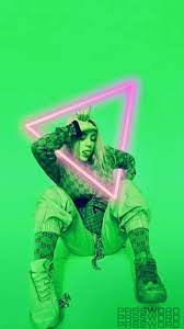 Billie eilish billie billieeilish saucy blohsh green lightgreen neongreen wallpaper greenwallpaper blohshwallpap billie eilish billie green wallpaper. Billie Eilish Neon Green Wallpaper