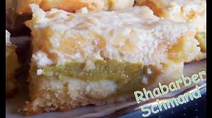 Den ich dann gern mit schmand oder pudding oder dem was ich gerade so da habe backe. Rhabarber Schmand Kuchen Youtube