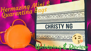 Christy ng's dani camera bag is an organized bag. Christy Ng Hermazing Mini Quarantina Bag Unboxing Review Youtube