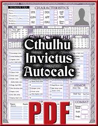Apr 04, 2021 · dorpcast 106: Call Of Cthulhu Character Sheets