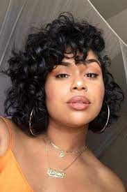30 Stylish Comfy Bob Hairstyles For Black Women To Put An End To Cruel Styling Routine Curly Hair Styles Curly Bob Hairstyles Womens Hairstyles