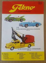 1960 S Die Cast Toy Catalog Tekno Denmark Catalogue Cars Jaguar Mercedes Ferrari Speelgoed