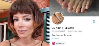 Perdeu tudo! Lily Allen anuncia venda de pack do pezinho em plataforma  adulta