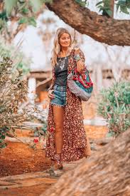The Ultimate Bohemian Ibiza Look You Just Have To Try This Summer Bohemian Fashion Summer Fresh Outfits Boho Chic Fashion