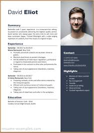 Beautifully designed, easily editable templates to get your work bloggers: Bartender Resume Sample Docx Office Ms Word Free Editable