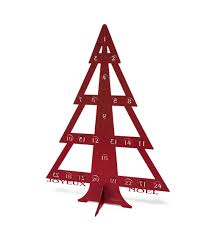 Calendrier de l'Avent en métal avec pochons
